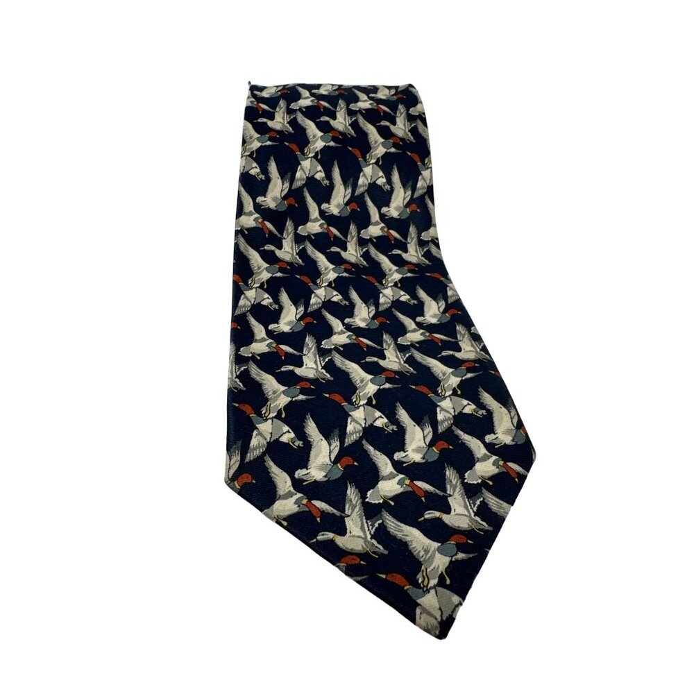 Nadia Men's Mallard Duck Silk Tie